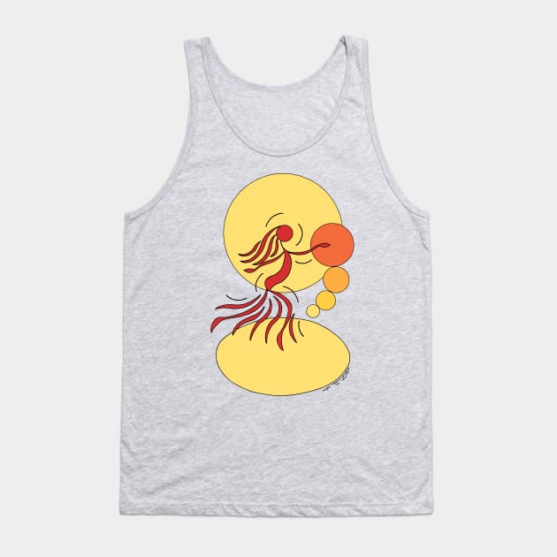 Abstract Dancer Tank Top by AzureLionProductions